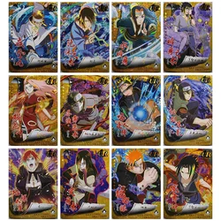 Anime NARUTO Rare UR Refraction Foil Haku Uchiha Madara Tsunade Ashura Kakashi Toys for boys Collectible Cards Birthday Present