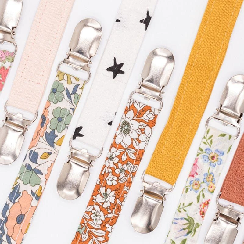 M76C ベビーコットンおしゃぶりチェーン おしゃぶりクリップチェーン ダミークリップ ベビーおしゃぶりクリップ