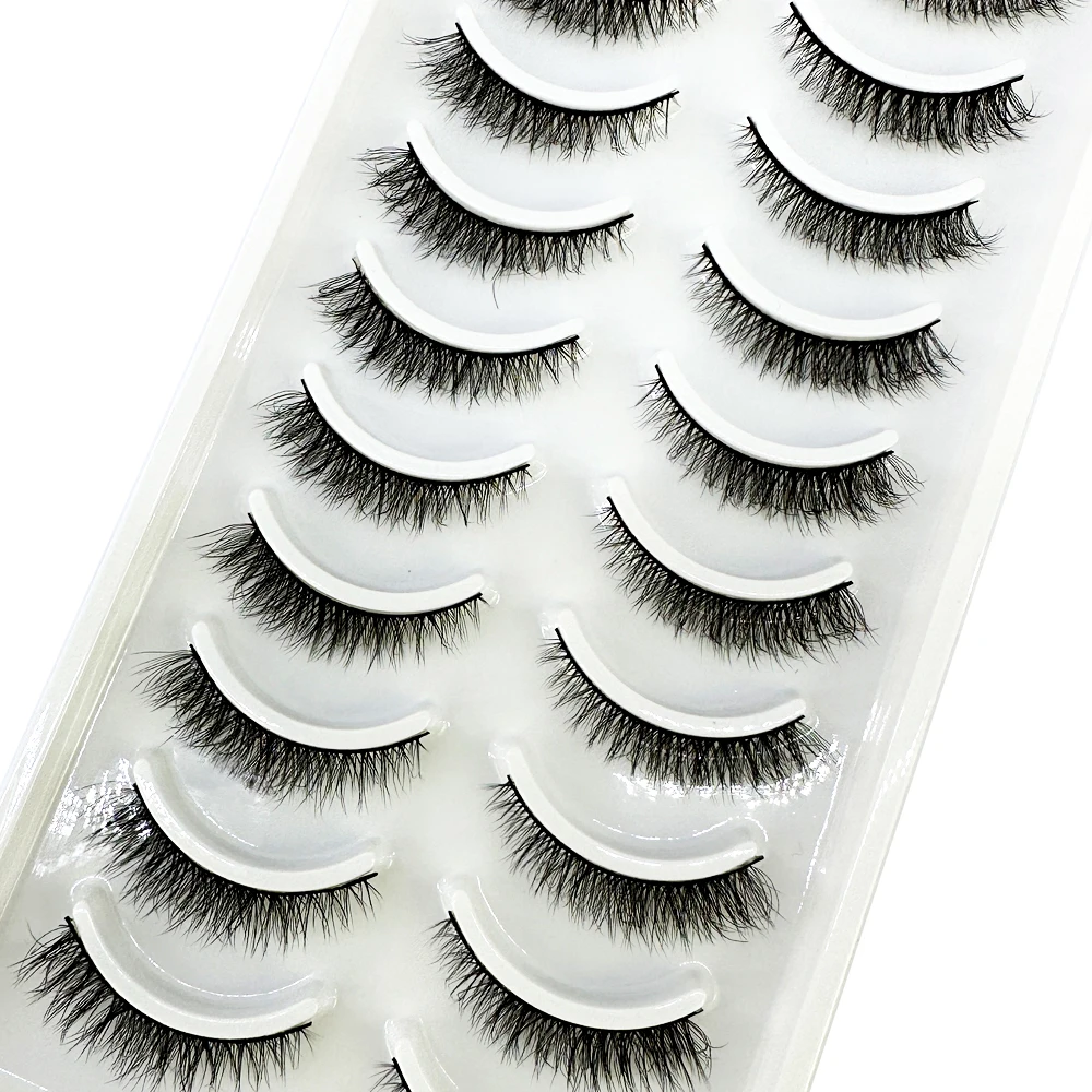 NEW 5/10Pairs 3D Mink EyeLashes Natural Hair False EyeLashes Long 100% Dramatic Eye MakeupFake Lashes Fluffy Cilios Lashes