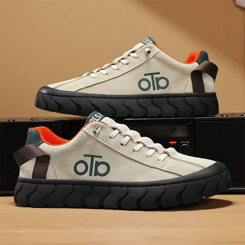 الرجال أحذية رياضية غير رسمية خريف 2025 مريحة عدم الانزلاق منصة في الهواء الطلق أحذية رياضية منخفضة أعلى رجل حذاء مسطح Zapatos Para Hombre