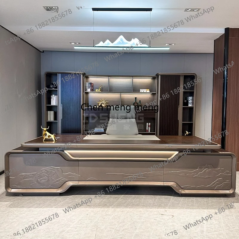 Executive Modern Office Desks Corner Shelf L Shaped Corner Computer Desks Bureaux Work Mesas De Escritorio Home Office