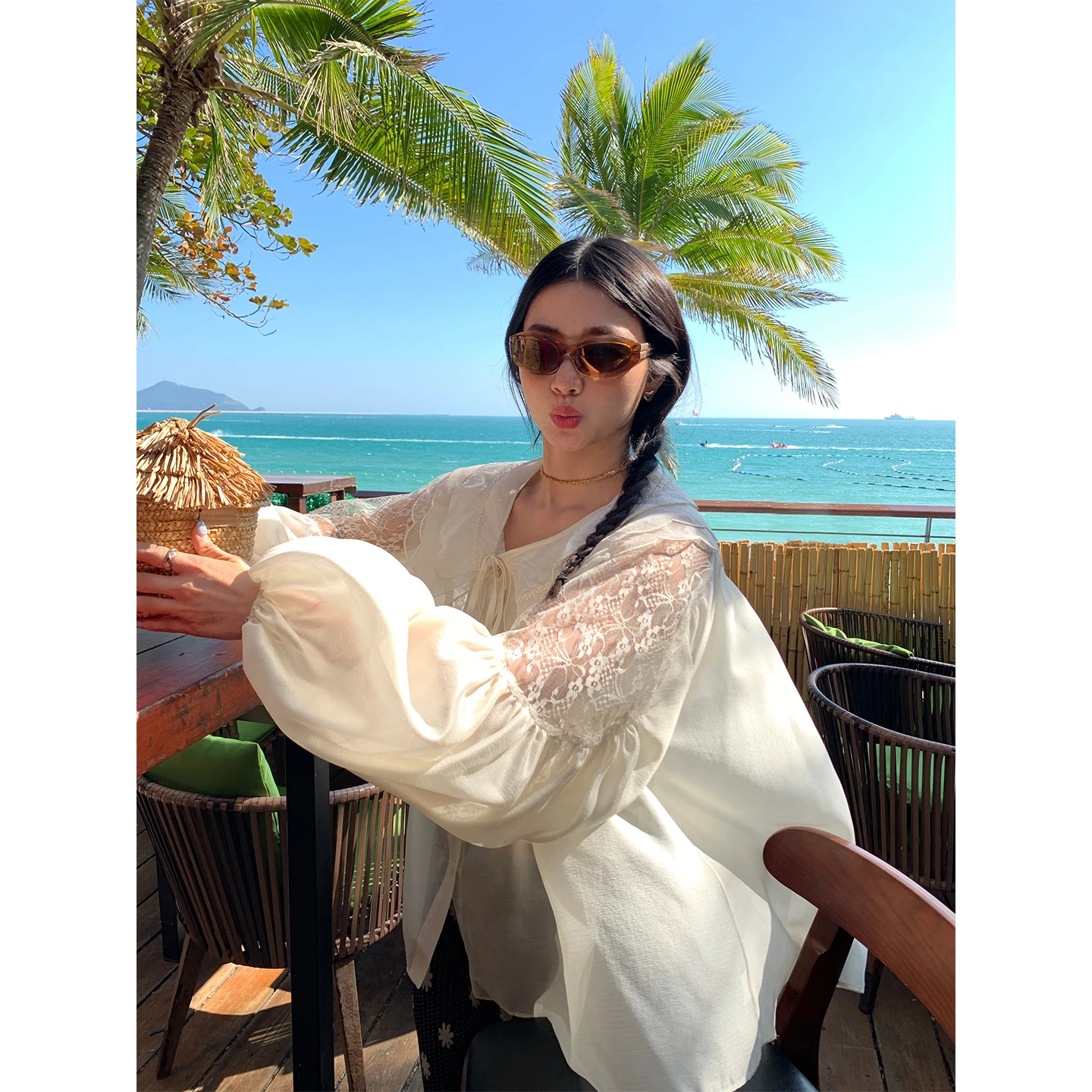 

Комплект женской одежды свободного кроя: повседневный, из хлопка и полиэстера, с длинными рукавами, приятный к коже, дышащий, весенняя коллекция