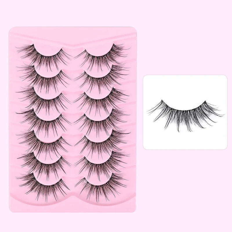 Eyelash Devil Comic ขนตาธรรมชาติเต็มรูปแบบ Cos หนาไทยยุโรปและอเมริกาบาร์บี้ขนตาปลอมชิ้น