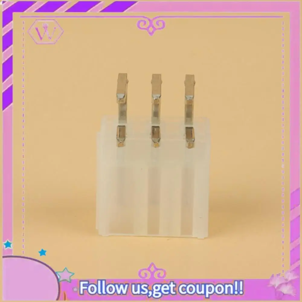

ABSL-100Pcs 4.2MM 6 Pin Header Male Pin For Graphics Card GPU PCI-E Pcie Power Connector Right Angle Through Hole Video Card