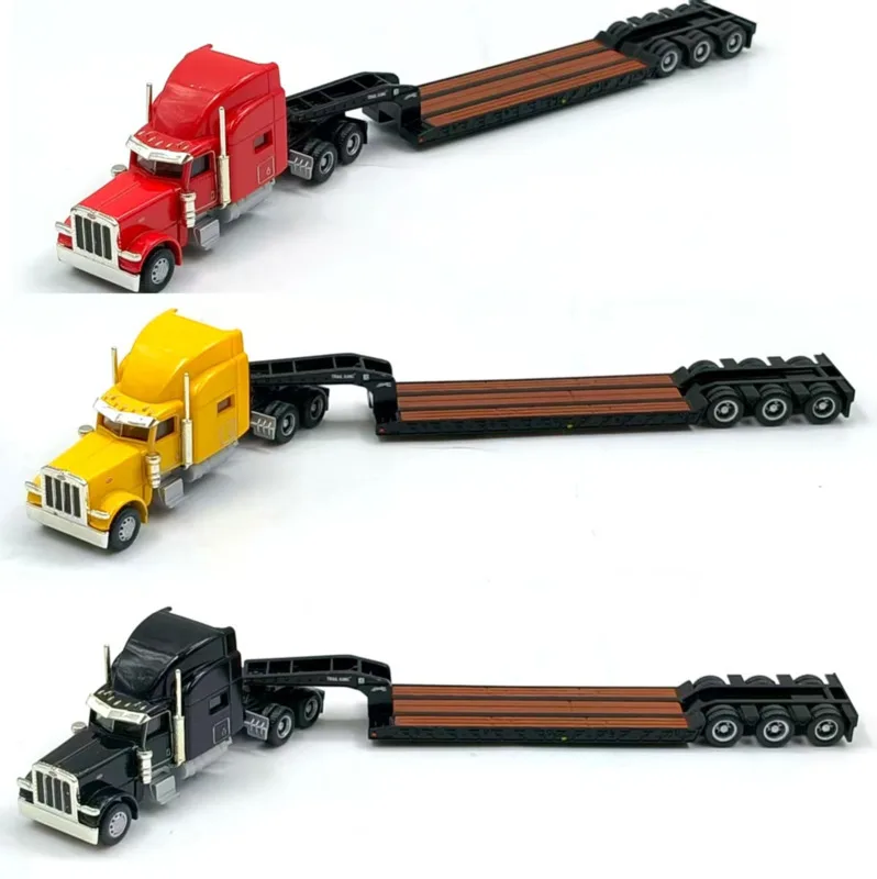 1/87 recién llegado, precio especial, Metal fundido a presión, camión clásico americano, remolque, modelo, muebles, colección de juguetes para niños