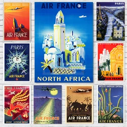 Air France Vintage Travel Poster Europe France Tourism Prints Canvas Painting Wall Art Pictures Home Living Room Vintage Decor