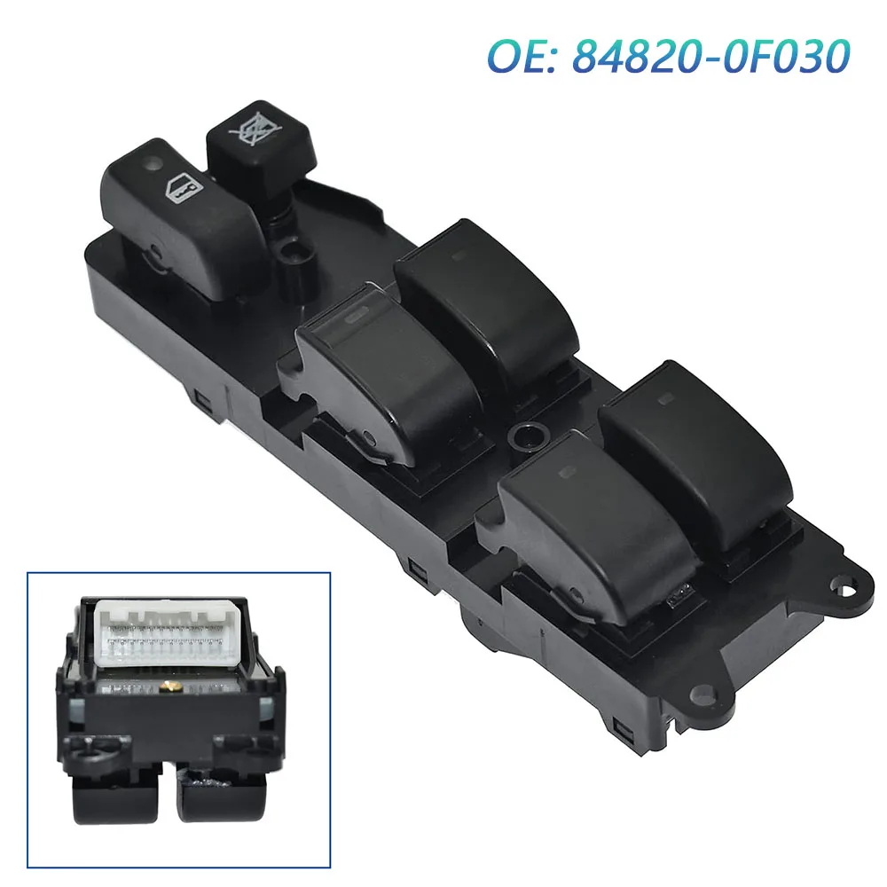 

84820-0F030 для Toyota Corolla Verso Yaris 2002 2003 2004 2005, передний левый электрический переключатель стеклоподъемника 848200F030 84820-02100