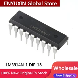 10-100Pcs LM3914N-1 LM3914N Voltage Comparator LM3914 Battery Display Board Common IC DIP-18 IC Chip Wholesale