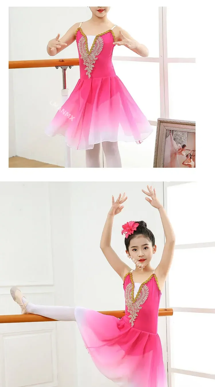 Long Adult Children Ballet Tutu Dress Modern Dance Children's Performance Clothes Ballet Skirt Practicing Clothes Fluffy Skirt image 6