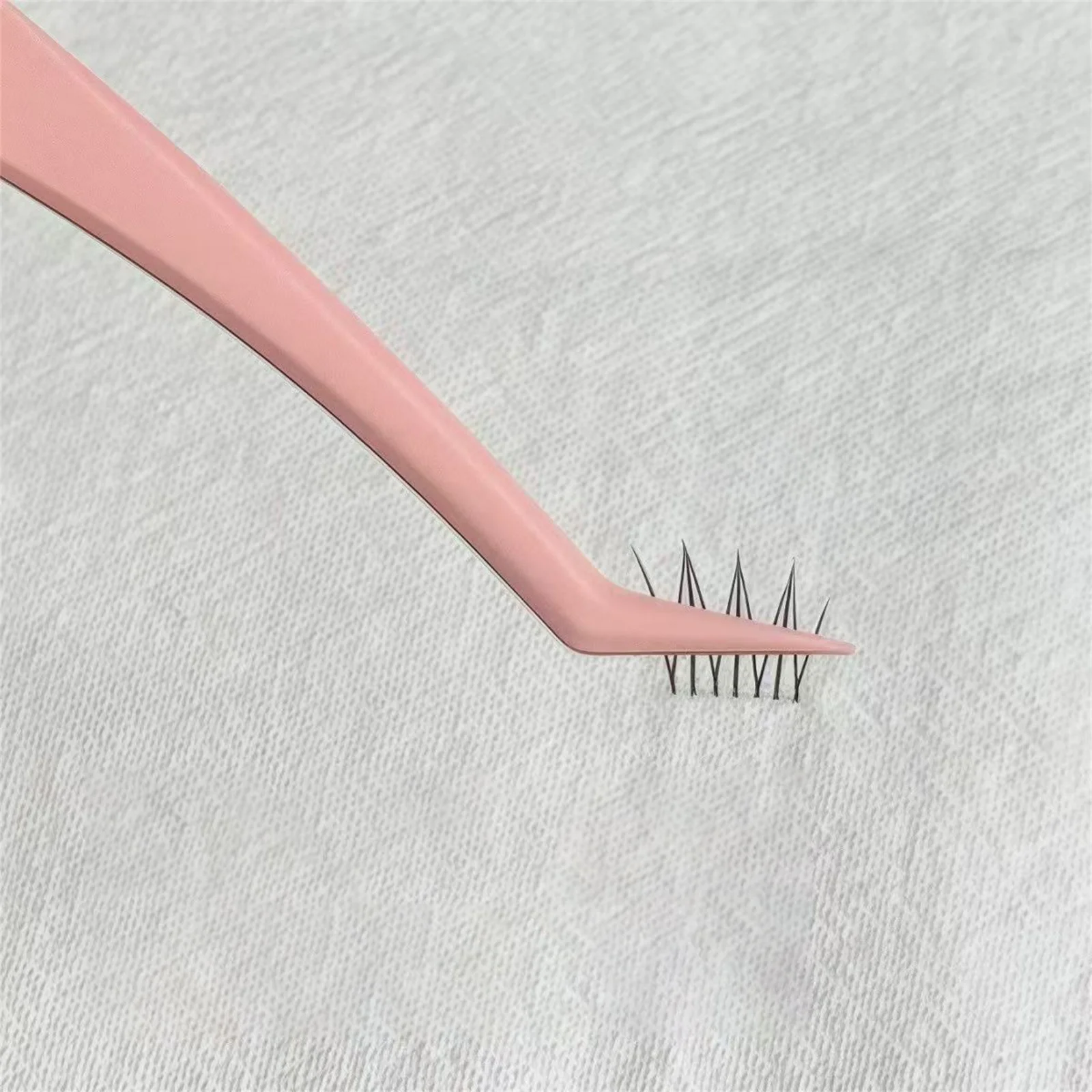 المهنية رمش الملقط المضادة للالتصاق كاذبة رمش تمديد أدوات غير الغراء الفولاذ المقاوم للصدأ غرامة نقطة DIY صالون ماكياج