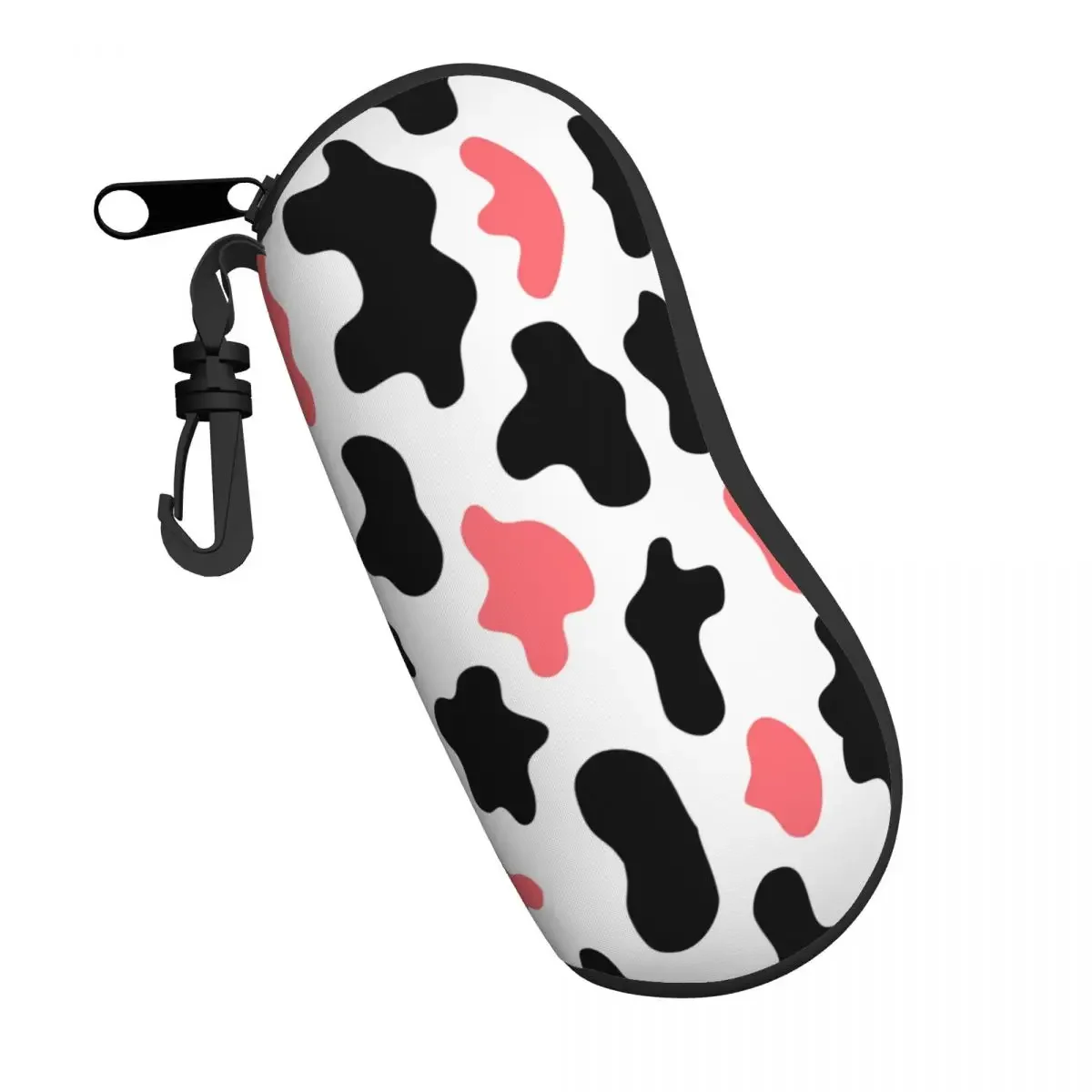 Cow Spots Shell Eyeglasses Protector Cases Fashion Sunglass Case Texture Animal Skin Glasses Pouch