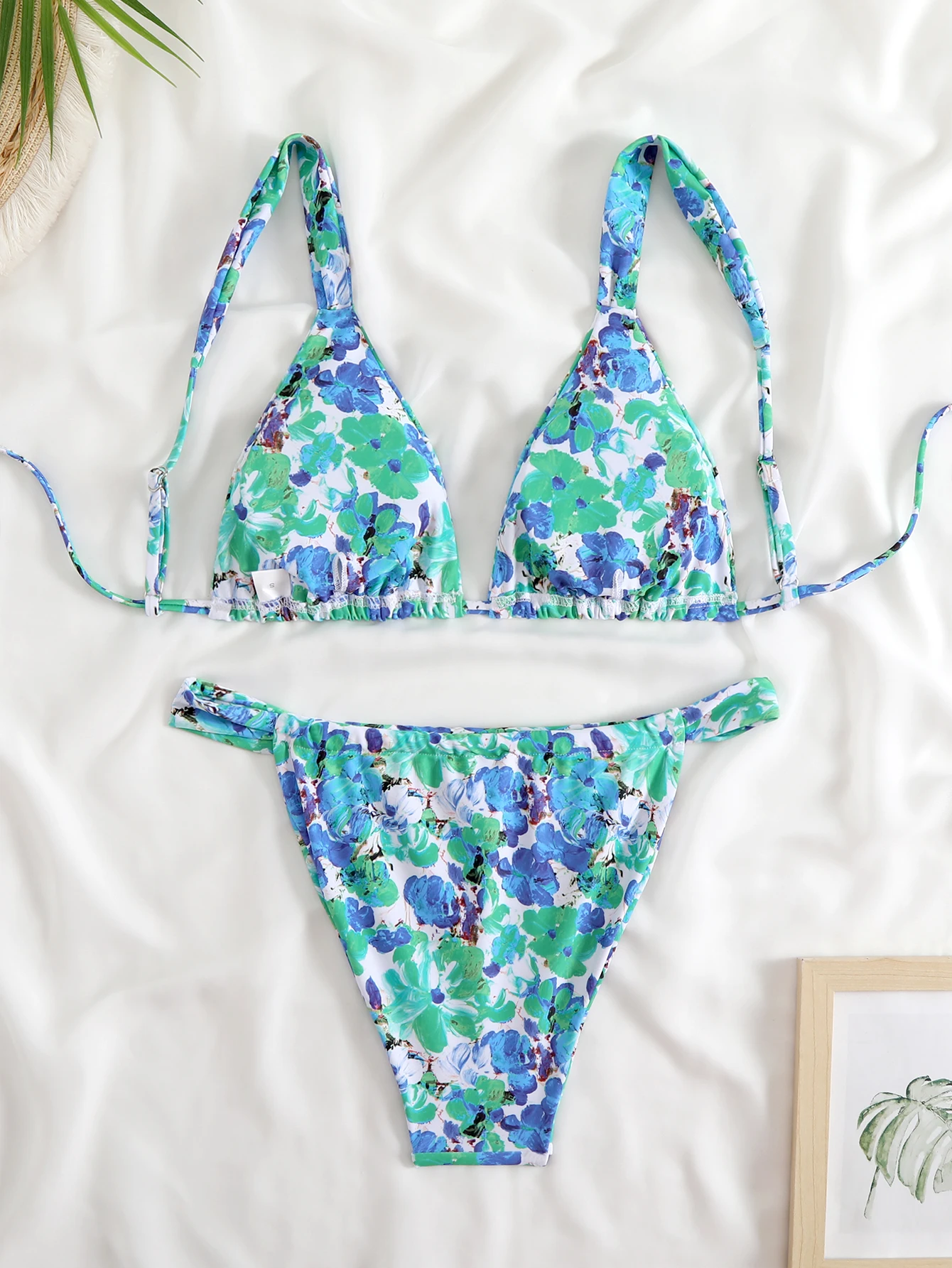 Brazylijskie stringi bikini z paskami, seksowny strój kąpielowy damski z nadrukiem, kostium kąpielowy damski do pływania, strój do kąpieli, strój kąpielowy, 2025