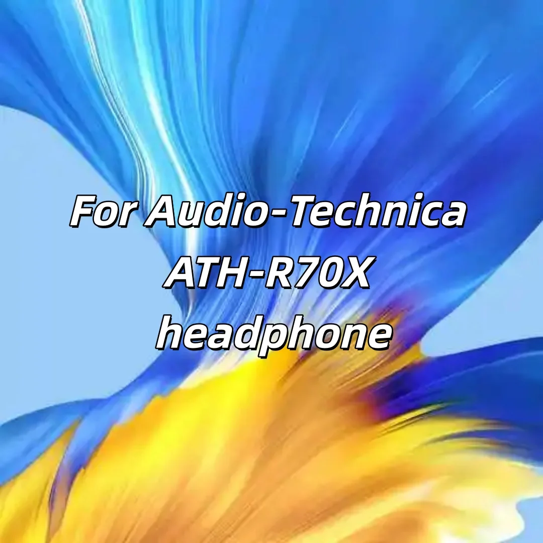 Nylon Shield Silver Pure 99% 2 Core Graphene Palladium Gold Earphone Cable For Audio-Technica ATH-R70X Headphone 8314