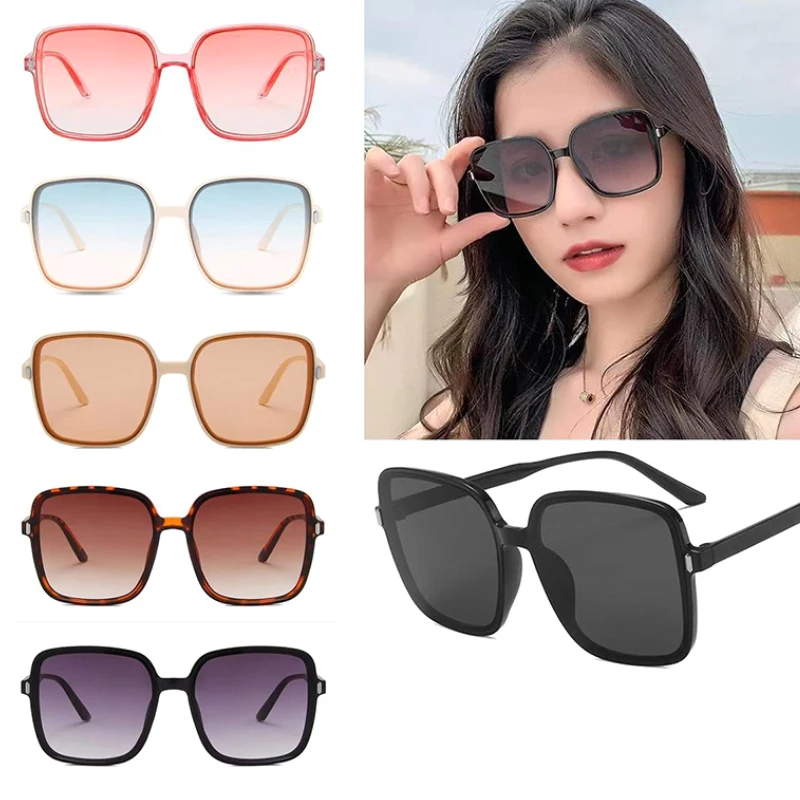 New Fashion Square Shades Sunglasses Anti Ultraviolet Sunglasses Vintage Sun Glasses Eyewear