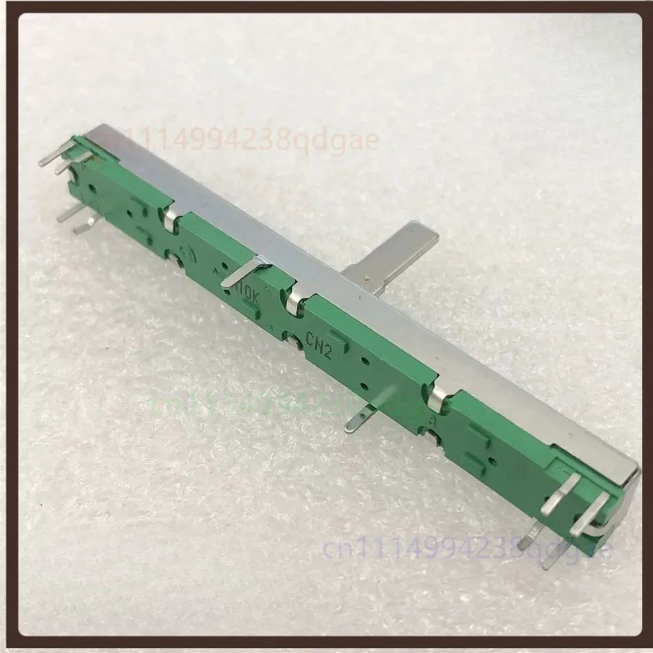 1PCS For Soundcraft EPM Audio Mixer Volume Fader For Taiwan ALPHA 75MM 10 Pin A10K Dual Channel Linear Potentiometer Spare Part