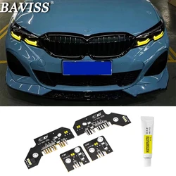 CSL Yellow DRL LED Modules Board Set Fit For BMW 3 Series G20 Pre‑LCI Adaptive LED Headlight 2019 2020 2021 2022