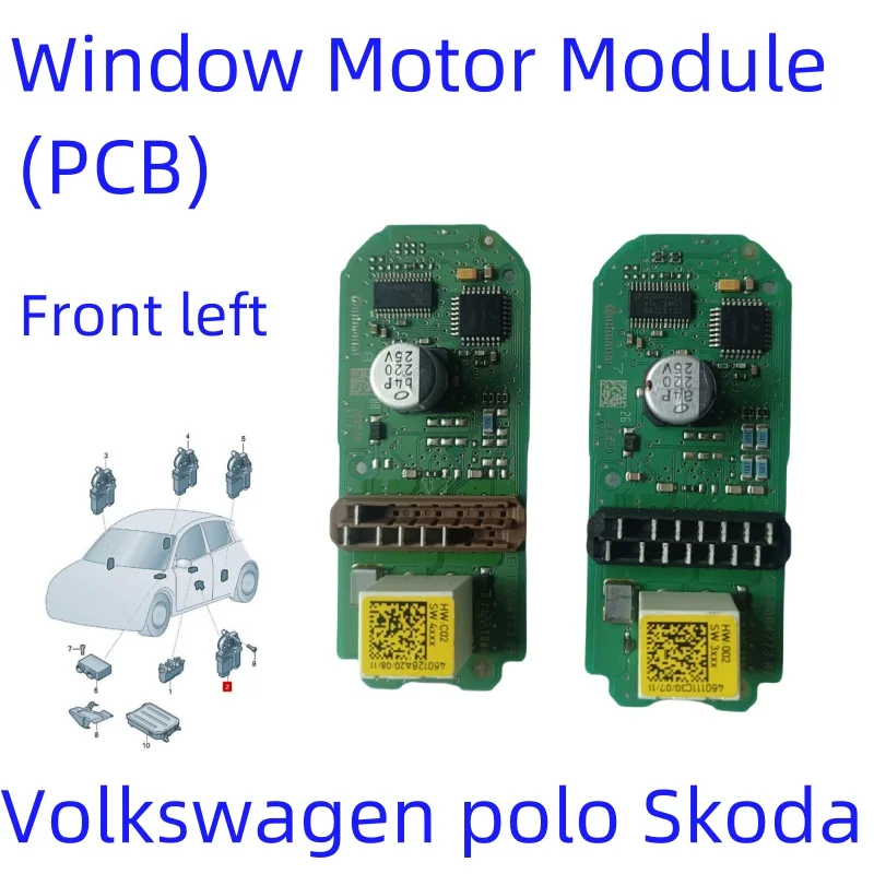 window motor module PCB Circuit Board For VW Polo Skoda Rapid Ameo SEAT Ibiza 6j 6R0959801AH 6R0959802 6R0959811 6R0959812