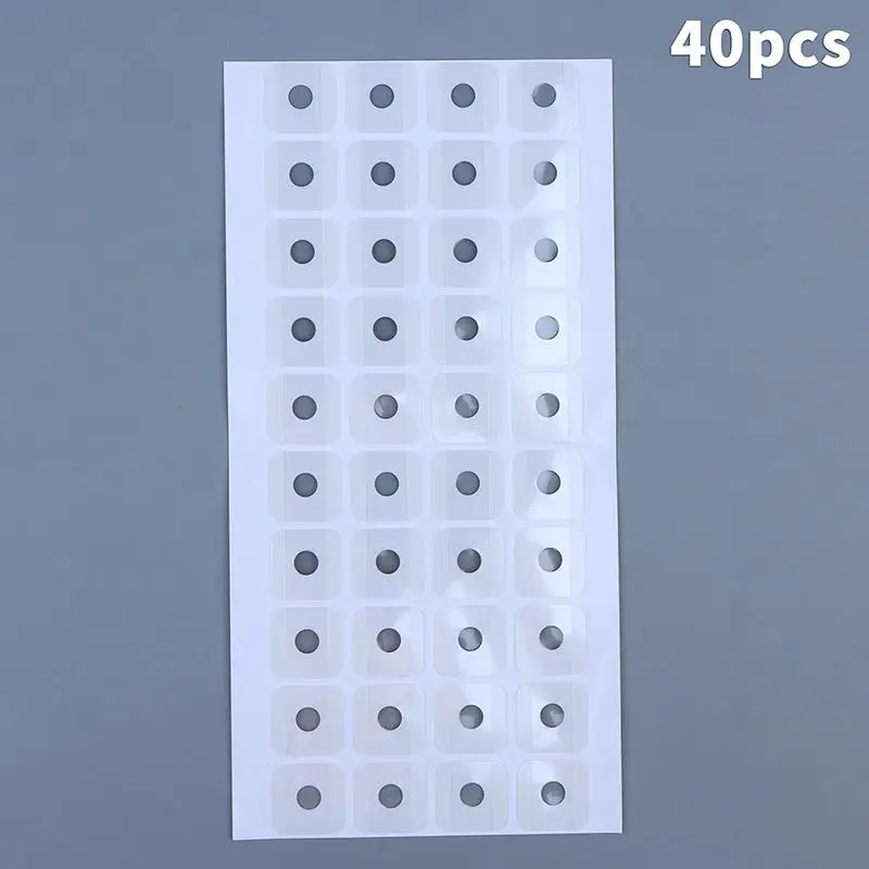 40Pcs Single Way Degassing Valves Adhesive Patch Type CO2 Releasing Valves Exhaust Ventilation Vent For Coffee Bag