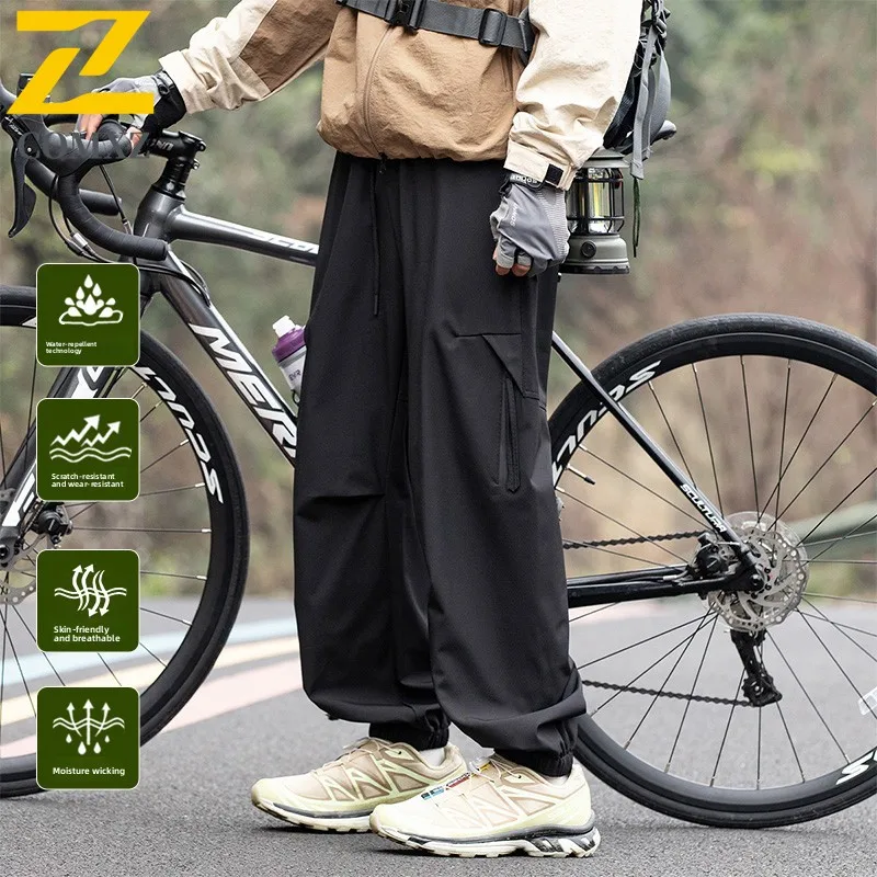 2025 Men's Cargo Pants Water Repellent Soft Trousers Autumn New Outdoor Trail Ready Comfort Utility Essential Lightweight Pants