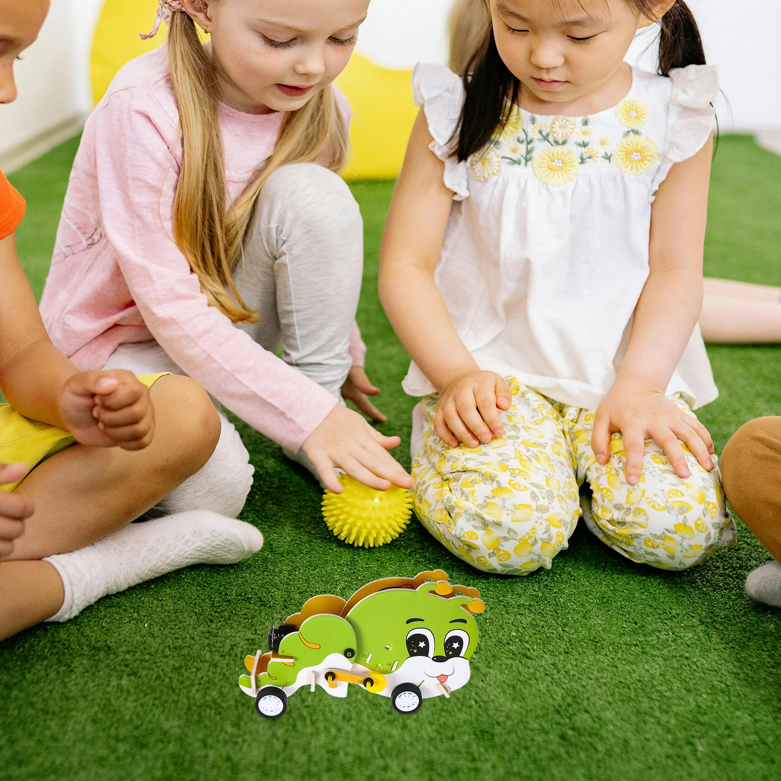 

Caterpillar Robot Children's Alloy Car Toy Plaything Cart Cognitive Education Toys Board Kids Electric