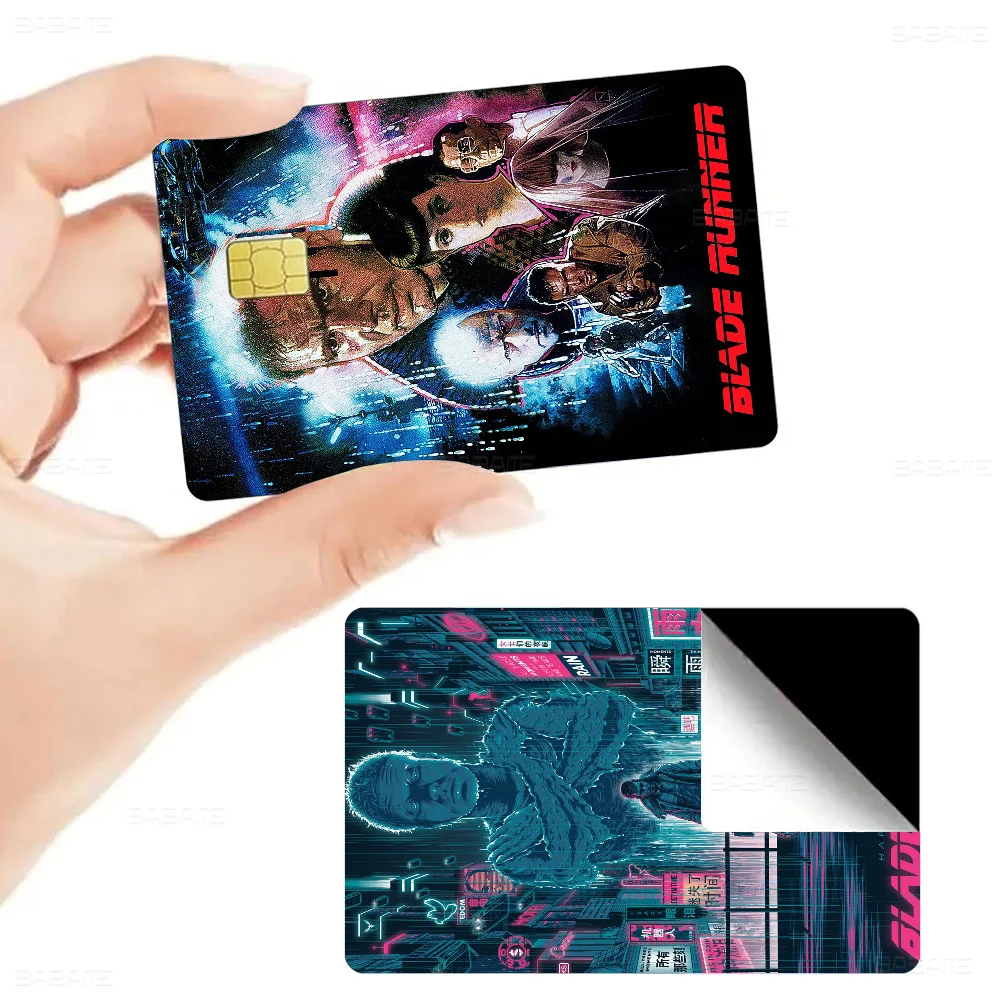 Sci-fi Movie B-Blade R-Runner 100% Hot Sale Amine Credit Debit Bank Card Bus Card Film Skin Sticker