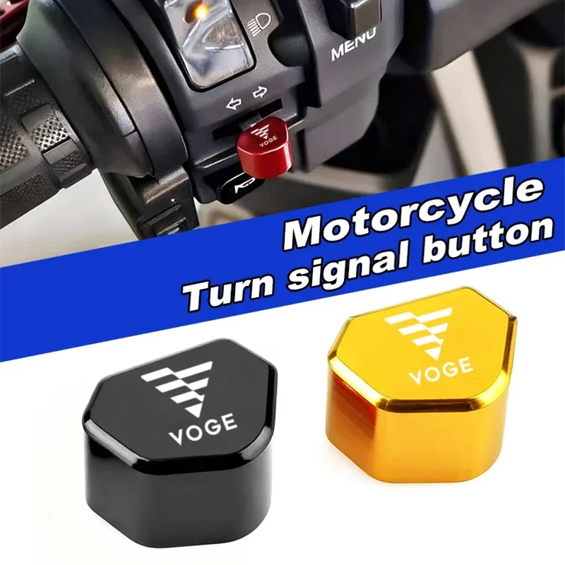 For Loncin Voge AC525 350AC 300AC SR4 Max SR150GT RR525 250RR 300RR Mototcycle Aluminum Switch Button Turn Signal Switch Key cap