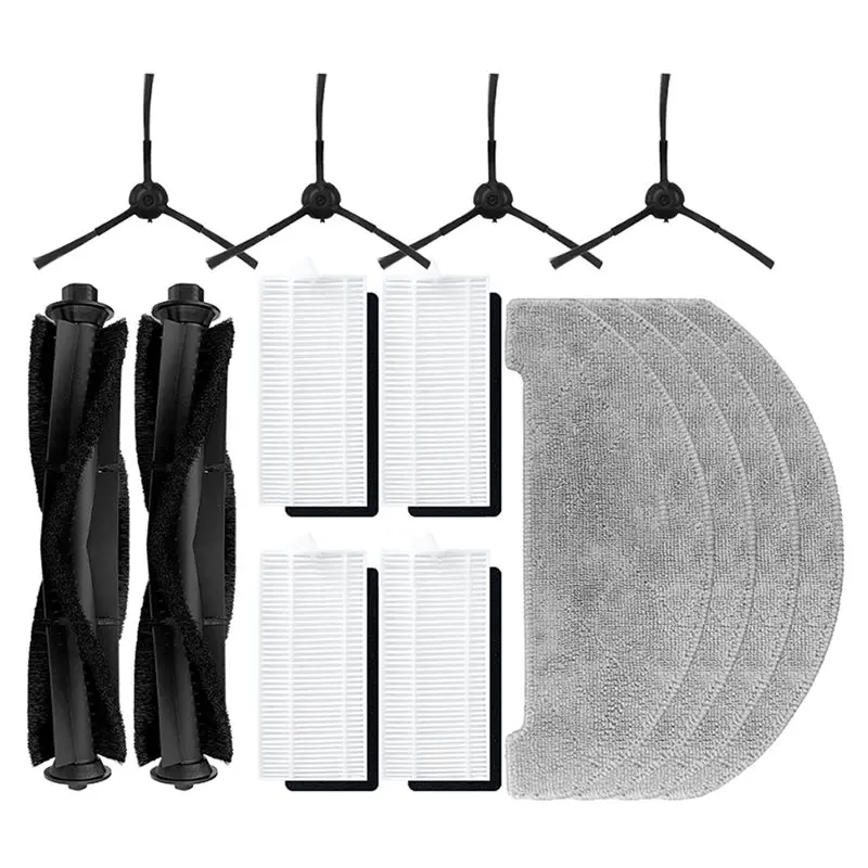 【NUEVO】Compatible con (Neabot Nomo N2, Imou L11 Pro, Honiture Q6 Pro) Cepillo principal, cepillo lateral y filtro, accesorios pa