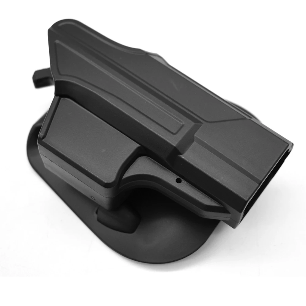 الحافظة السريعة ل غلوك 19 23 32 19X 44 45 البلاستيك الصلب 360 درجة دوران الحق مسدس الحافظة الصيد الادسنس Hangun #3