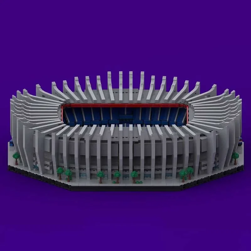 Moc Building Bricks Football Park Model Technology Blocks Modular City Building Model Gifts Christmas Toys DIY Assembly Set