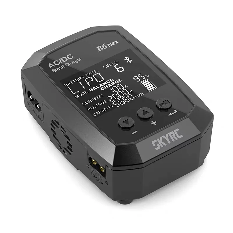 For SKYRC B6NEX 200W Smart Charger Bluetooth App Control AC DC Drone Battery Charger Industrial RC
