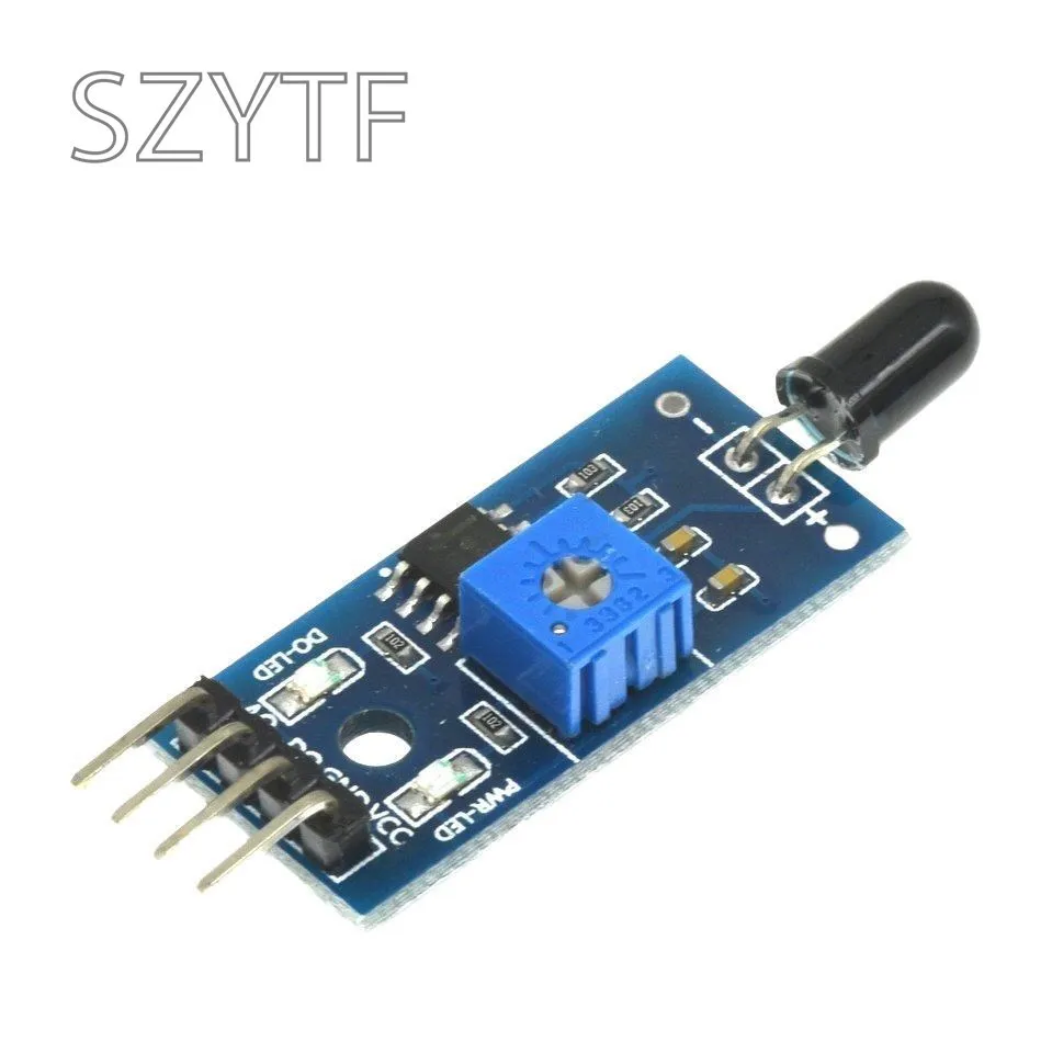 LM393 4Pin 3Pin IR Flame Detection Sensor Module Fire Detector Infrared Receiver Module For Diy Kit