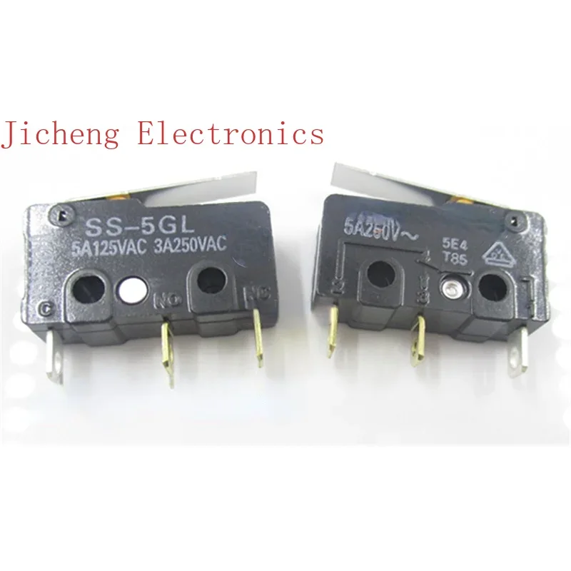 

10PCS Original Imported Microswitch Ultra-small Travel Limit Switch SS-5GL 3-pin With Handle