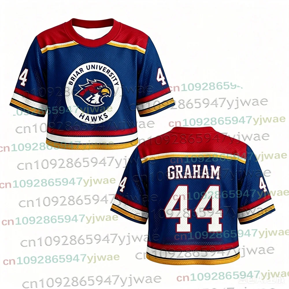 Off-Campus Briar University Hockey-Trikot Graham 44 22 DI LAURENTIS 66 Sport Casual T-Shirt Herren Damen Trikot Top Crop Tee Top – Detail 11