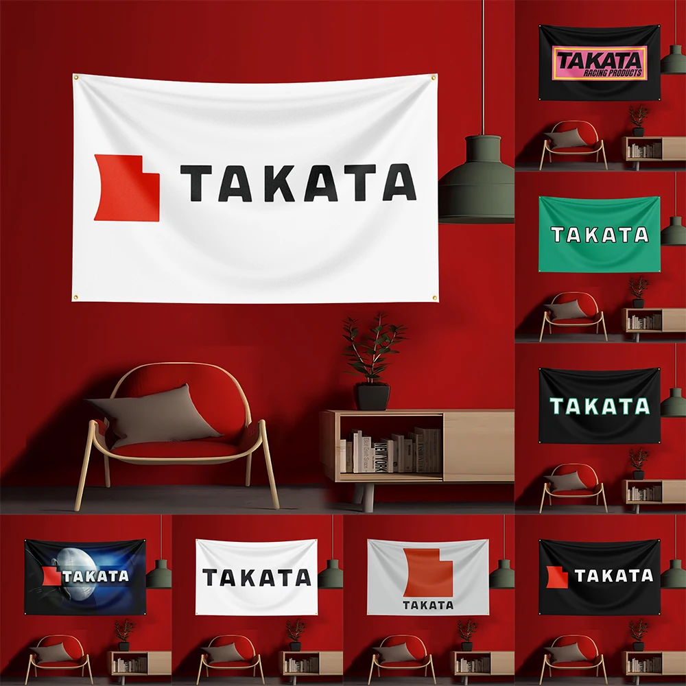 

3x5 Ft Takata Tool Flag Polyester Printed Cars Flags Banner Tapestry for Room Garage Decor Power Tools Flag