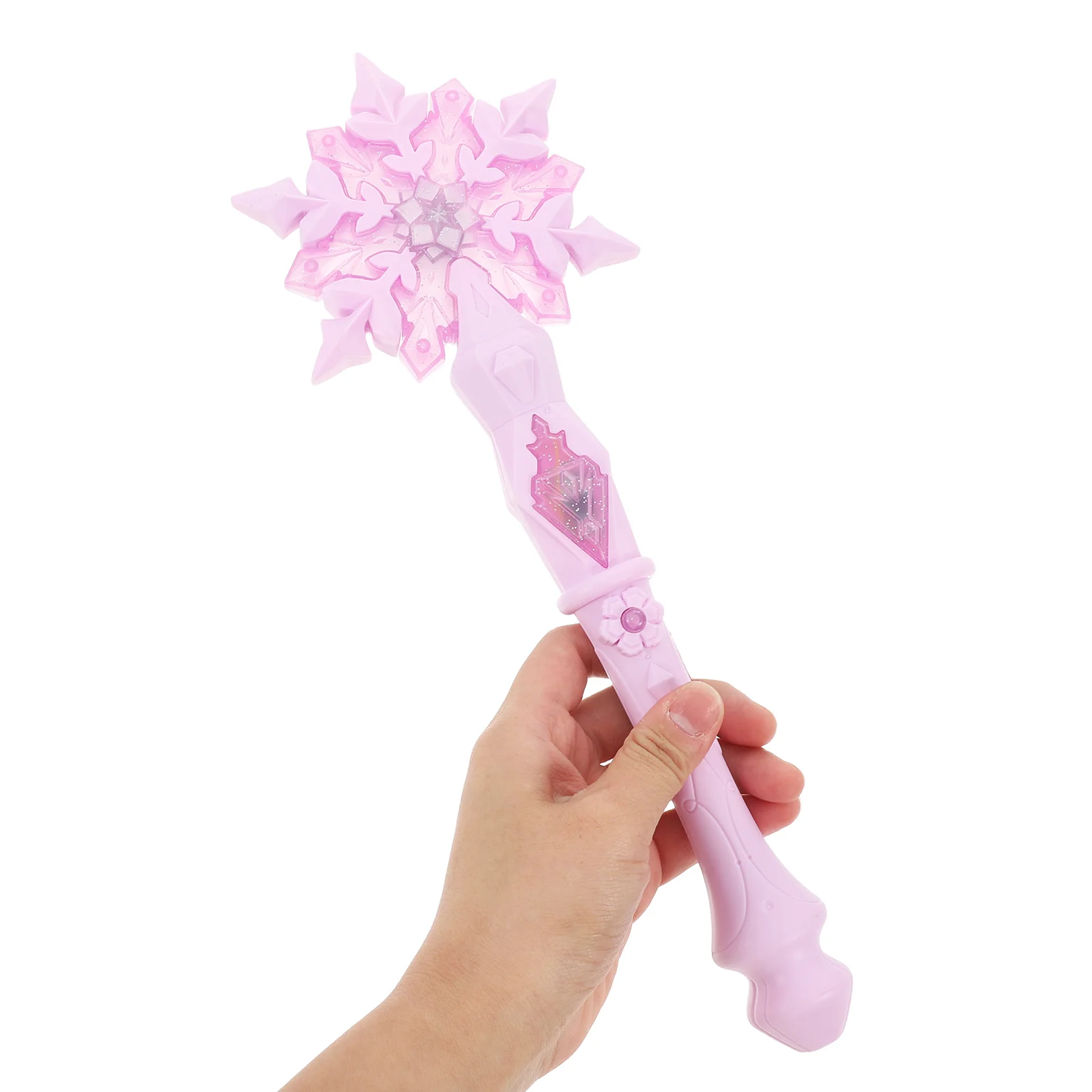 Snowflake Glitter Stick Flashing Wands Glowing Beautiful Toy Clothing Handheld Plastic Sticks Fairy