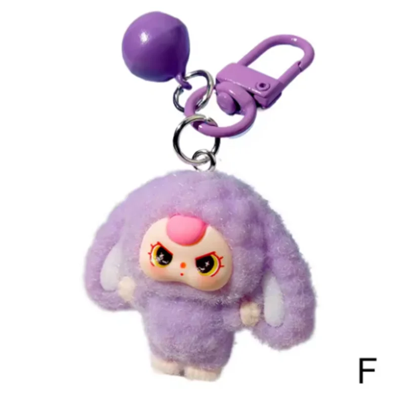 Cute Mini Rabbit Plant Baby Desktop Ornaments In 10 Colours Cartoon Character Keychain Pendant Decorative Accessories BABY THREE