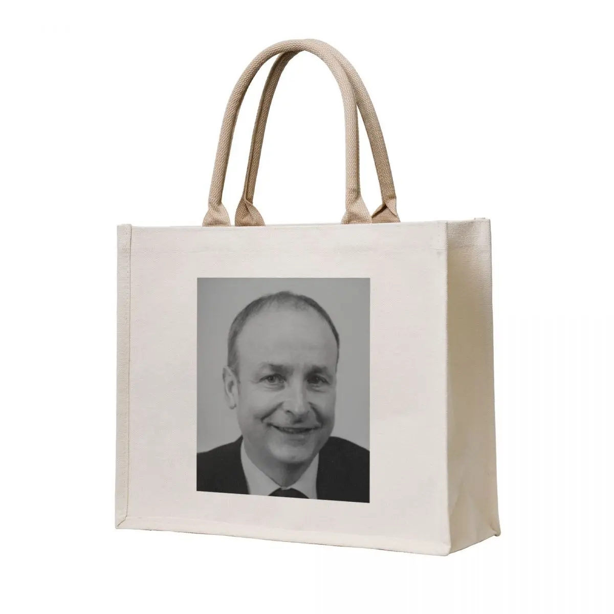 

Michal Martin Taoiseach Irish Prime Minister Tote Bag Shopper bag Canvas bag Customizable tote