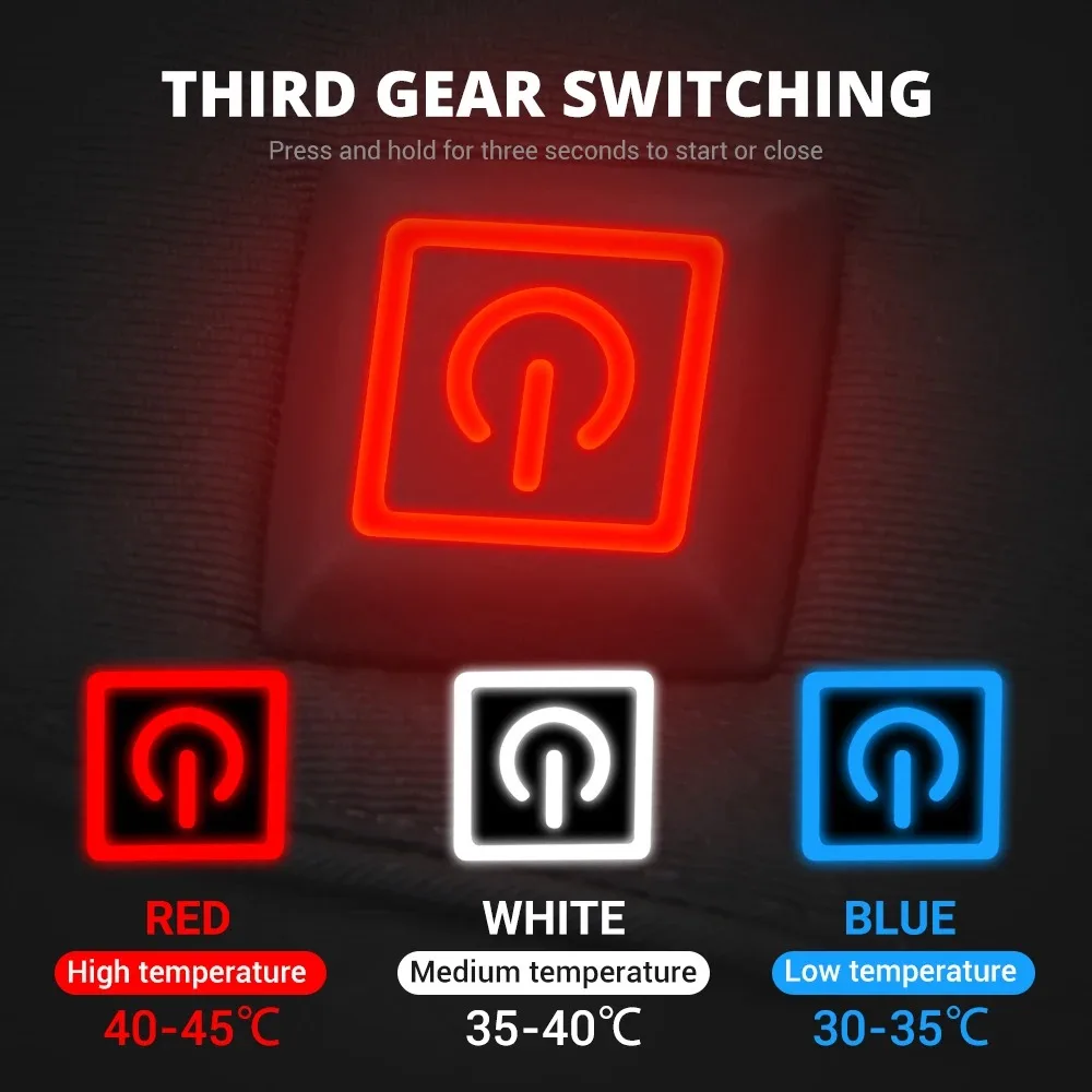 خريف شتاء جديد قفازات التدفئة الكهربائية التزلج على الجليد قفازات التدفئة الدافئة ومقاومة للماء مع صندوق بطارية قفازات شاشة لمس