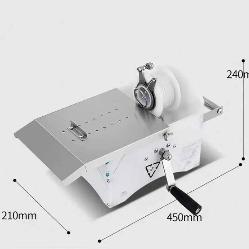 Máquina De Natar De Salsicha Manual Comercial, máquina De Agrupamento De Salsicha, máquina De Fita De Vedação De Salsicha