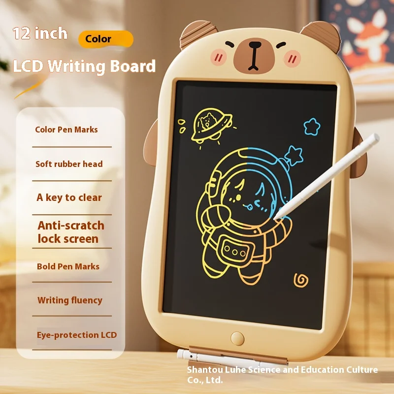 Vroegschoolse educatie voor kinderen, 30 cm LCD-tekentafel, baby-graffiti-handschriftbord, oplaadpuzzel, verjaardagscadeau