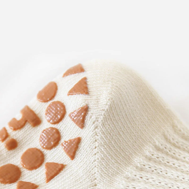 3 Paar Kinder-Baumwollsocken für Jungen und Mädchen, niedliche, bequeme, atmungsaktive, rutschfeste Babyvloersocken – Detail 9