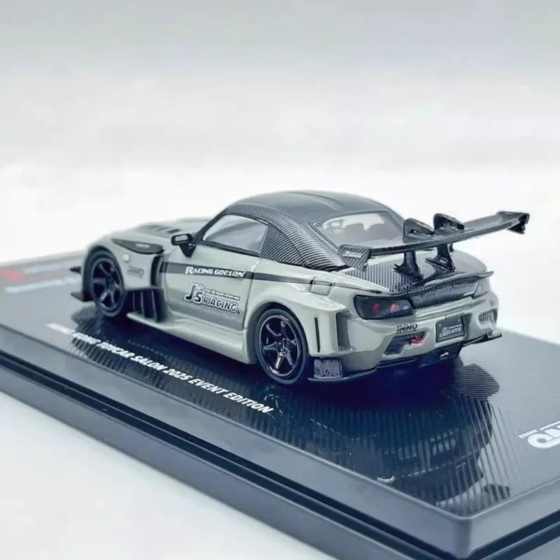 INNO 1/64 S2000 J'S RACING Hong Kong Toycar Salon 2025 Evento Edition Giocattolo in lega Veicolo a motore Pressofuso in metallo Modello Regali