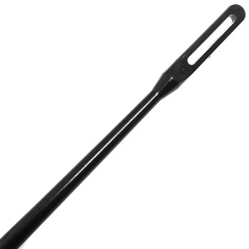 ABXY Flute Cleaning Rod with 3Pcs Cleaning Swabs Flute Cleaning Kit Flute Cleaner Flute Polishing Cloth, Black