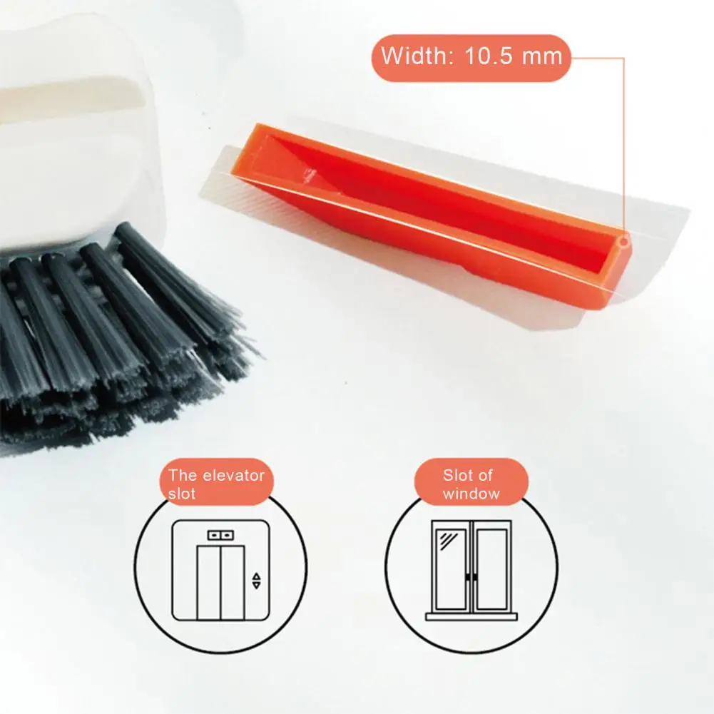 Lightweight Corner Brush Portable Detailing Brush Ergonomic Handle Crevice Brush Set for Sliding Door Window Tracks for Home