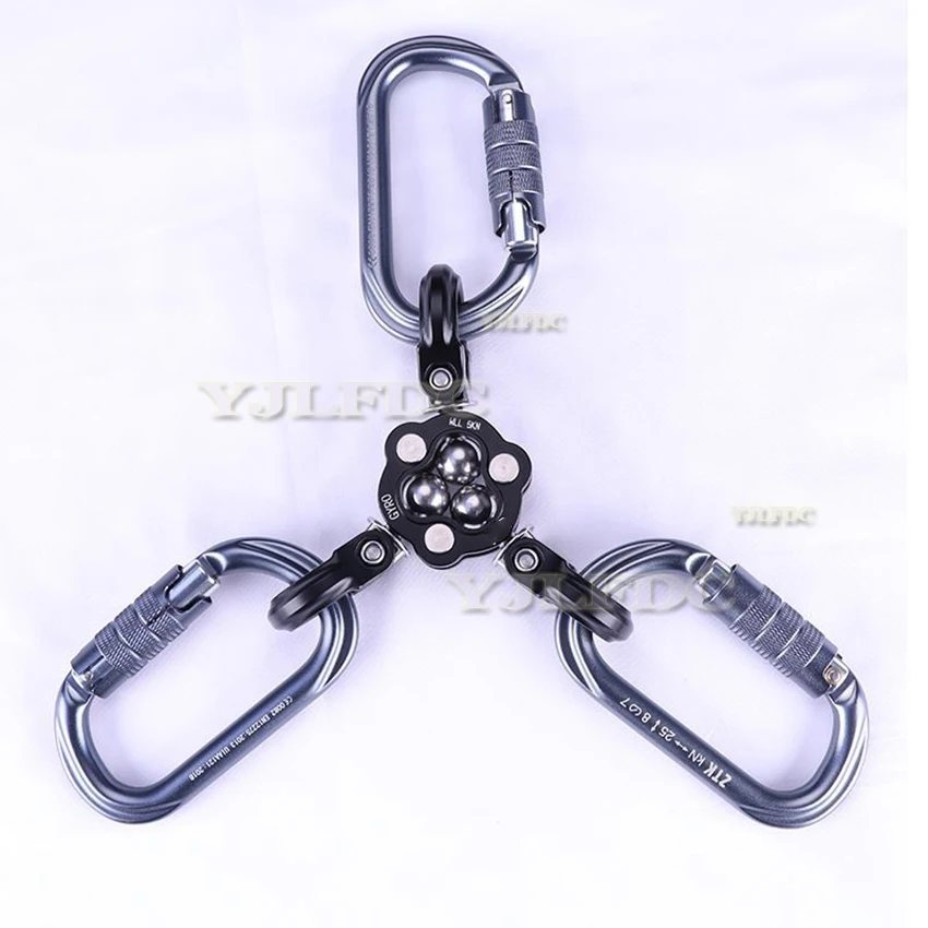 Gyro Safety Rigging System, Black, Intermediate, Unisex, Climbers & Professionals 5KN