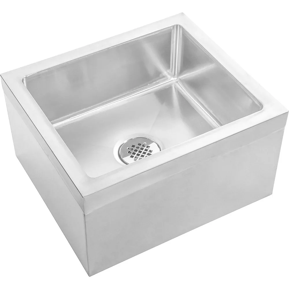 Stainless steel floor installation Mop sink/pool drain/filter - for (commercial kitchen,restaurant,commercial, garage, basement)