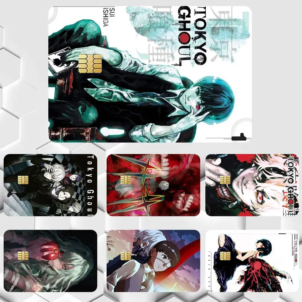 Tokyo Ghoul Anime Sticker Film Tape Skin for Credit Card Debit Card Waterproof Stickers