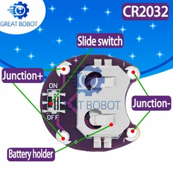 BS 1PCS LilyPad Coin Cell Battery Holder CR2032 Battery Mount Module for arduino DIY KIT