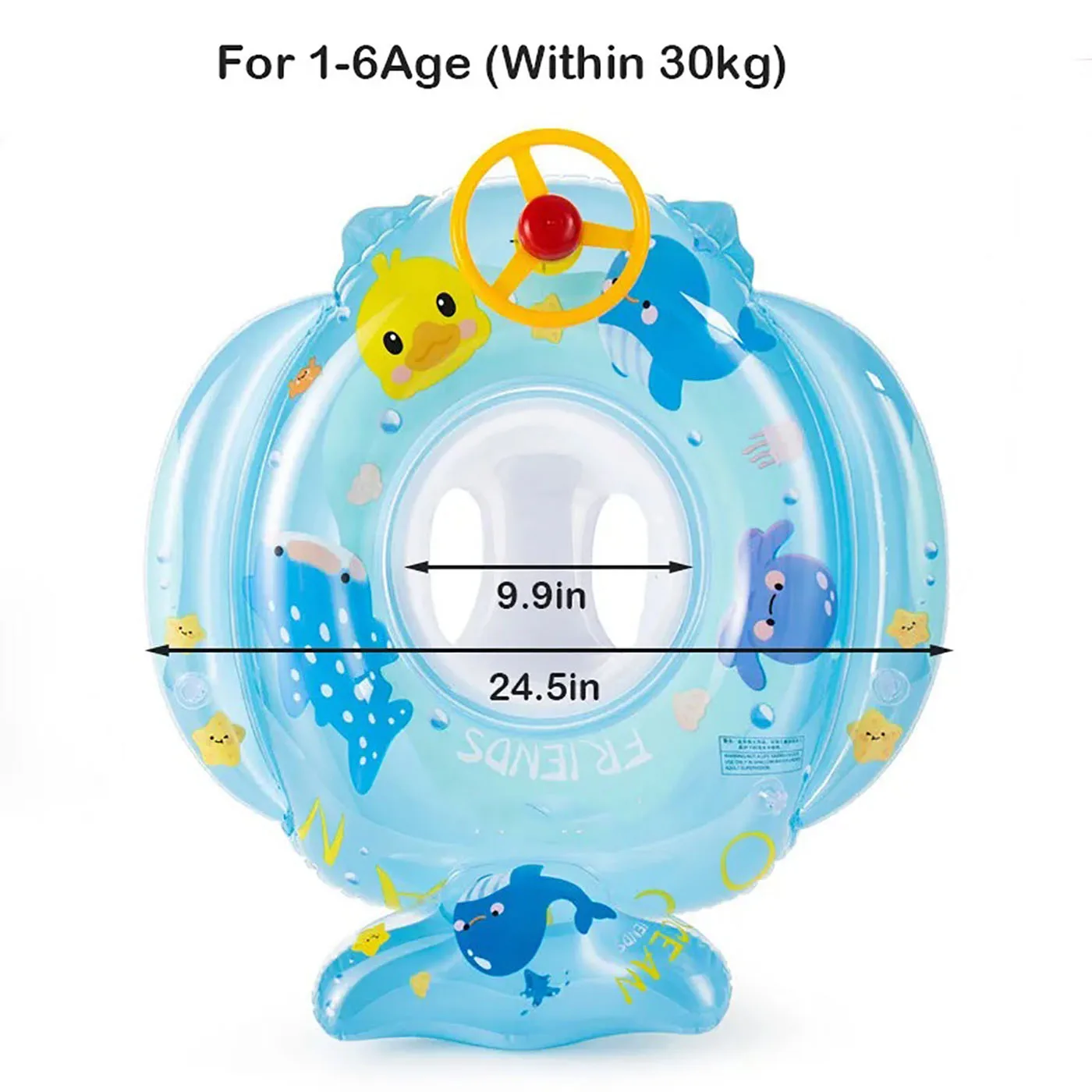 Baby Swim Ring Tube Inflatable Toy Swimming Ring Seat For Kid Swimming Circle Float Swim Pool Beach Water Play Equipment