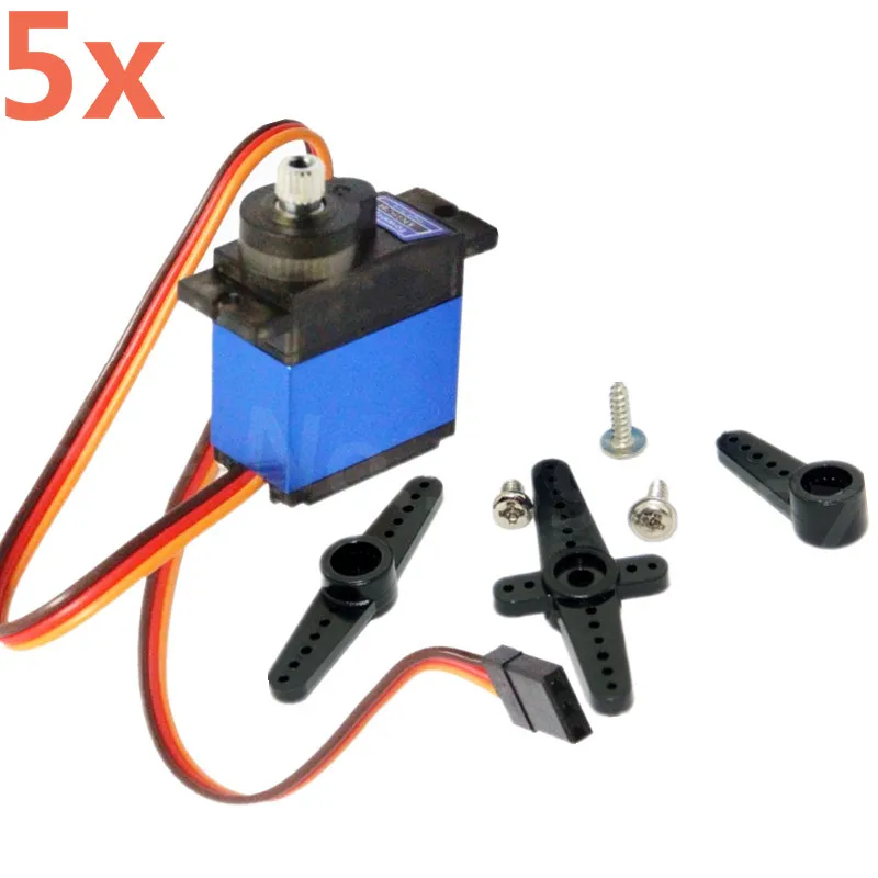 5pcs TowerPro MG92B Digital Servo  Metal Gear 3.5kg/cm Torque For RC Model Airplane Aeromodelling Helicopter Parts